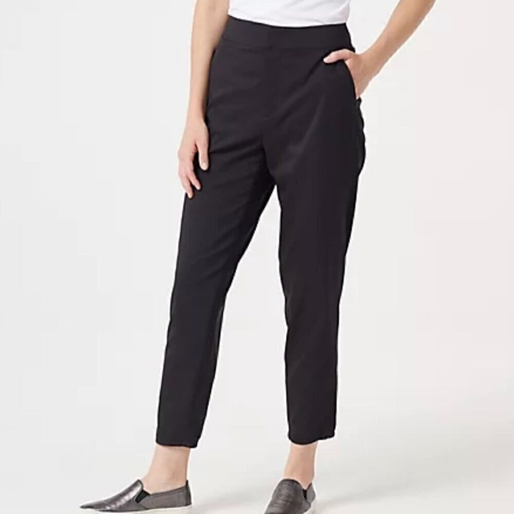 NEW Zuda Black Traveler Slim Leg Pants - Size: XXS